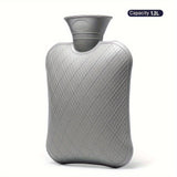 FORICOM 2L/1.2L/0.7L Hot Water Bottle For Pain Relief, Hot Water Bag For Back Pain, Heating Pad Non Toxic, Rubber.Made In PVC.