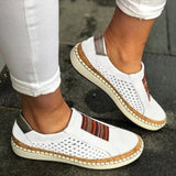 kamames kamames Single Shoes Women 2023 Summer New Flat Ribbon Set Foot Spell Color Large Size Women's Shoes