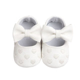 kamames Boy Girl Breathable Bow Design Anti-Slip Shoes Casual Sneakers Toddler Soft Soled First Walkers