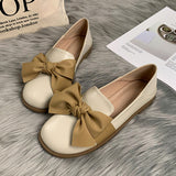 kamames The Spring And Autumn Of 2024, The New Flat-Bottomed Single Shoes, British Style Leather Shoes, Women's Shoes, Beans Shoes, Love Shoes.