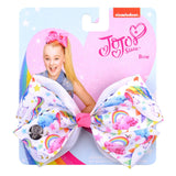 JOJO Bows Jojo Siwa Rainbow Printed Knot Ribbon Bow For Girls Handmade Boutique Hair Clip Children Hair Accessories