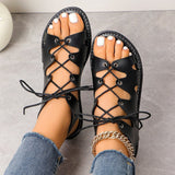 kamames kamames Size Women's Shoes In The Summer Of 2024, The New Strapped Fish Mouth Flat-Soled Roman Shoes Leisure Women's Sandals