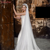 kamames YouLaPan V30 2 Tier Cathedral Wedding Veil 3 Metre Long Wedding Veils Elegant Wedding Accessories