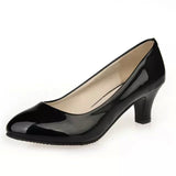 kamames The Spring And Autumn Of 2024, The New Round-Headed Women's Shoes, Large-Size Single Shoes, Thick Heels, Mother Shoes, Etiquette, Professional Work Shoes Are In Stock.
