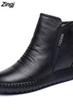 kamames 2023 Autumn Fashion Women Genuine Leather Boots Handmade Vintage Flat Ankle Botines Shoes Woman Winter botas 430-0