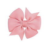 2 Inches Candy Color Baby Mini Small Bowknot Hair Clips For Cute Girls Safety Hairpins Barrettes Headwear Kids Hair Accessories