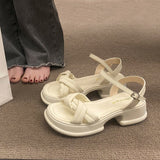 kamames kamames New 2023 Summer Vintage French Platform Niche Fairy Premium Roman Shoes