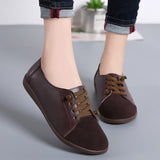 kamames Shoes Woman Spring Ladies Shoes Non-slip Flats Lace Up Sneakers Women Oxford Shoes Plus Size Moccains zapatos de mujer