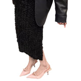 kamames kamames Black Temperament High-Heeled Sandal Fairy Shoes 2024 New Spring And Summer French With Skirt Single Shoes