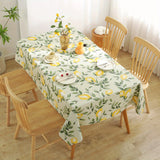 1pc Leaf Printed Waterproof PVC Tablecloth - Oil-Proof, Wipeable, Dustproof, Non-Woven Table Cover for Easy Cleaning and Home Decor - Perfect for Indoor and Outdoor Use