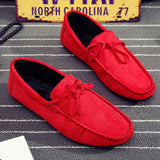 Men Shoes Black Blue Red Loafers Slip on Male Walking Footwear Driving Moccasin Soft Comfortable Casual Shoes Men Sneakers Flats