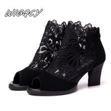 kamames mesh Peep Toe sandals sexy heels single shoes women shoes in Europe and America 2020 spring and summer gauze mujer
