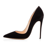 kamames Women's Suede Ultra-High Heels Large-Size Fashion Shoes Sichuan Women's Shoes Direct Sale