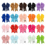 1 piece Girls 6inch Satin Ribbon Big Hair Clips Kids Barrette Hairgrips Children Ponytail Hair Accessories 672