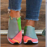 kamames Style 23 Summer Shallow Mouth New Leisure Flying Weave Large-Size Sports Shoes Women's Single Shoes