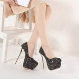 kamames kamames Outside The New Sequined Single Shoes 34-45 Yards Long-Term Spot