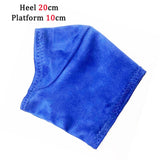 kamames Shoe Cover Pole Dance Shoes Protective Cover High Heels 20cm Waterproof Platform 10cm Suede Material Strong Wear-resistant