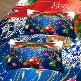 2/3pcs Festive Christmas Tree Duvet Cover Set - Soft, Comfortable, and Vibrant Xmas Gift Print Decorative Bedding for Bedroom and Guest Room - Includes 1 Duvet Cover and 1/2 Pillowcase, No Filling