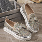 kamames Size Water Drill Shallow Mouth Love Shoes Women's 2024 Summer New Korean Version Of A Thick-Soled Lazy Shoes