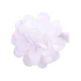 2 Pcs/lot Chiffon Petals Flower Hair Clips For Baby Girls Solid Hairpins Headdress Barrettes Floral Headwear Hair Accessories