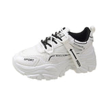 kamames kamames 2023 New Platform Single Sole Mesh Breathable Sports Shoes Female Students Wear Casual Dad Shoes