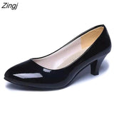 kamames leather Low Heels Shoes Women Professional Shoes Ladies Shallow Mouth Work Shoes Elegant Ladies Office Shoes