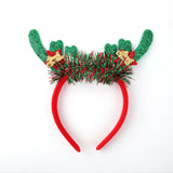 2021 New Year Women Girls Cute Christmas Antlers Santa Claus Hairbands Sweet Hair Decorate Headband Fashion Hair Accessories