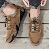 kamames kamames Korean Version Of The New Men's Leather Shoes In Spring Is Breathable, A Lazy Man, A Set Foot, Octopus, Fish And Beans Shoes.