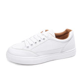 kamames kamames Summer New Leather Face Pure Color Flat Shoes Women's Students Light Women's Casual Sports Small White Shoes