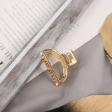 New Women Girls Cute Heart Hollow Geometric Gold Alloy Hair Claws Sweet Headband Hair Clips Hairpins Fashion Hair Accessories