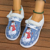 kamames Short Snow Boots 2023 Winter New Large-Size Velveteen Leisure Women's Flat-Soled Warm Cotton Shoes