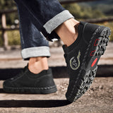 kamames kamames New Men's Casual Shoes Handmade Outdoor Travel Shoes Fashionable British Leather Shoes Breathable Men's Shoes