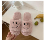 Spring Womens Slippers Embroidery Deco Outdoor and Indoor Comfortable PVC Sole Smile Face Zapato de Mujer Home Shoes