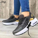 kamames Women's Large Size Tennis Casual Shoes Increase Fashion Thick-soled Sneakers Light Vulcanized Socks Air Cushion Breathable Shoes