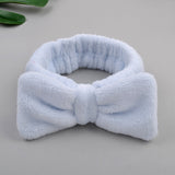 2022 New OMG Letter Coral Fleece Wash Face Bow Hairbands For Women Girls Headbands Headwear Hair Bands Turban Hair Accessories