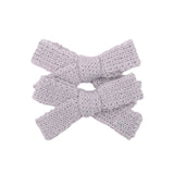 2Pcs/Set Leopard Knitting Hair Clip Cute Bowknot Hair Clips Handmade Hairpins Barrettes For Girls Headwear Kids Hair Accessories