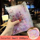 1000pcs/Pack Girls Colorful Small Disposable Rubber Bands Gum For Ponytail Holder Elastic Hair Bands Fashion Hair Accessories