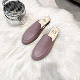 Baotou Half Slippers Women Summer Wear Muller Shoes 2022 New Flat Sandals