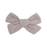 1Pc Cotton Linen Leopard Print Hair Bows With Clip For Baby Girls Plaid Hair Clips Barrettes Hairpins Headwear Hair Accessories