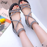 kamames Women Sandals 2023 Summer Shoes Woman Flat Sandals Beach Shoes sandalias mujer chaussures femme sandalet