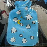 Reusable Cartoon Mini Hot/Cold Water Bottle - PVC, Multiple Designs Available, 1pc