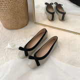 kamames And Luxurious French Women's Shoes Flat-Soled Fairy Design Single Shoes Female Minority Square Head Retro Soft Leather With A Foot On Grandma's Shoes