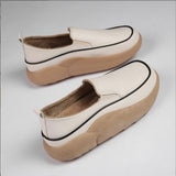 kamames Autumn White Loafers Women Trend Slip on Flat Casual Shoes for Women's Sneakers Fashion Platform Shoes Zapatillas Deporte