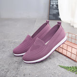 kamames Women Casual Shoes Light Sneakers Breathable Mesh Summer knitted Vulcanized Shoes Plus Size woman flats Shoes Flying net shoes