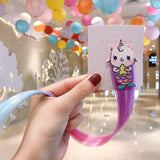 2021 Sweet Colorful Hairpin Lovely Children Girls Hairclip Kids Cute Barrette Cartoon Extension Braider Rainbow Hair Accessories