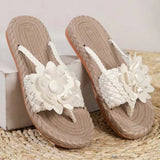 kamames Women's Shoes In Summer, New Flowers, Soft Soles, Large Size, Women's Beach Mop, Outdoor Mop.