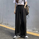 kamames Pants Gray Loose Casual Sweatpants Korean Fashion High Waist Wide Leg Pants Harajuku Jogging Pants Women Clothing
