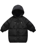 Toddler & Little Boys Quilted Winter Wonderland Jacket - Ultra-Warm Hooded, Zip-Up, Casual Style Outerwear for Chilly Days