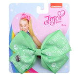 4.5 inch JoJo Bows Jojo Siwa Rainbow Printed Knot Ribbon Bow For Girls Handmade Boutique Hair Clip Children Hair Accessories