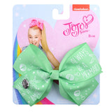 JOJO Bows Jojo Siwa Rainbow Printed Knot Ribbon Bow For Girls Handmade Boutique Hair Clip Children Hair Accessories